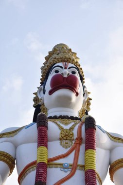 Hanuman, gökyüzünde bir Hindu tanrısı.