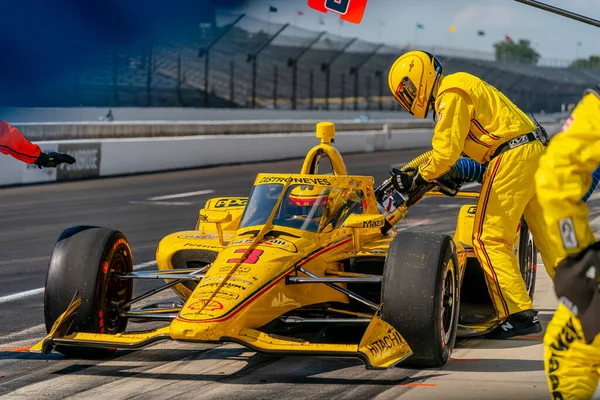 Indycar August Indianapolis 500 — Stockfoto