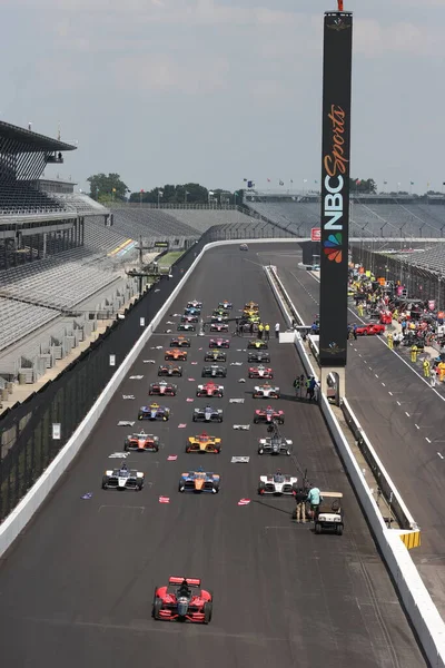 Indycar 8月23日インディアナポリス500 — ストック写真