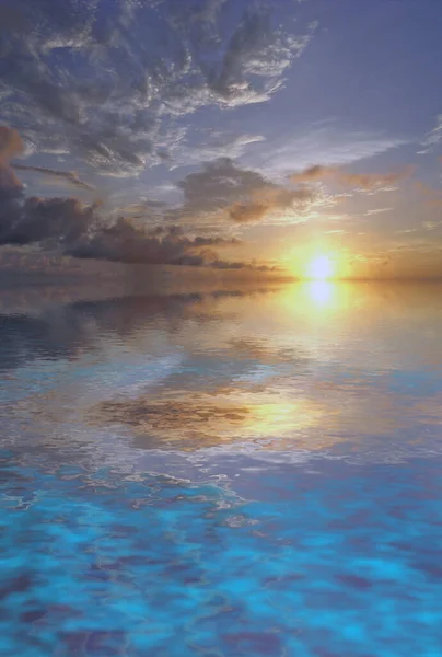 Schemering Zonsondergang Hemel Schilderachtige Natuur Schoonheid — Stockfoto