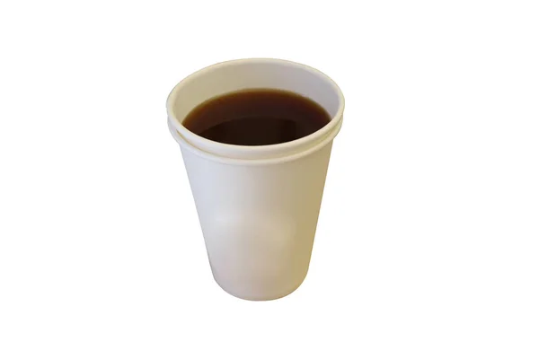 Tasse Kaffee Auf Holztisch — Stockfoto