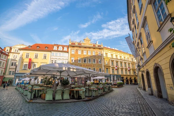 Κληρονομιά Κτίρια Στην Παλιά Πόλη Της Πράγας Στην Τσεχική Δημοκρατία — Φωτογραφία Αρχείου