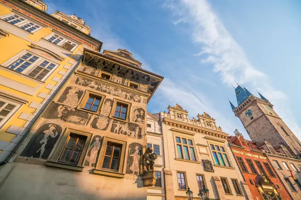 Denkmalgeschützte Gebäude Der Prager Altstadt Der Tschechischen Republik — Stockfoto