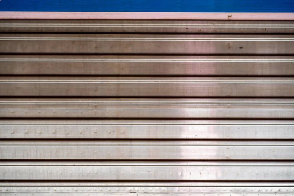 Textura Del Tren Textura Los Listones Aluminio —  Fotos de Stock