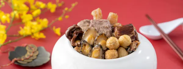 Tradiční Jídlo Čínského Lunárního Nového Roku — Stock fotografie