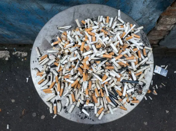 Rauchen Tötet Hintergrund Nahaufnahme — Stockfoto