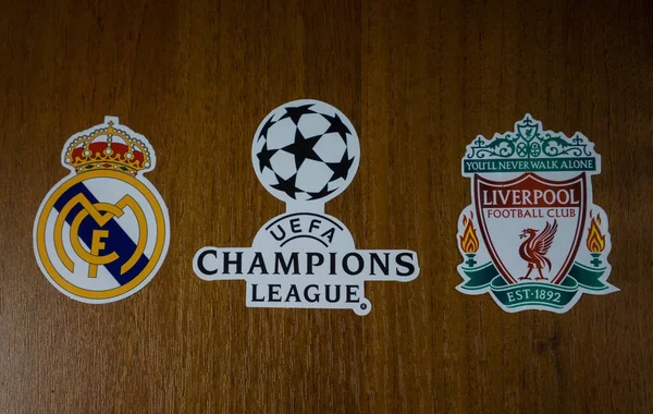 Uefa Champions League Stickers — Stock Photo, Image