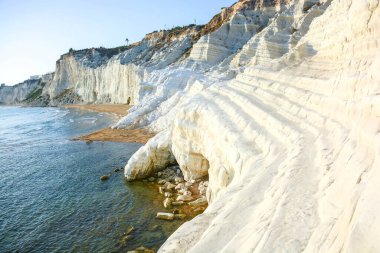 Deniz manzarası çok güzel. Doğa, seyahat arka planı 