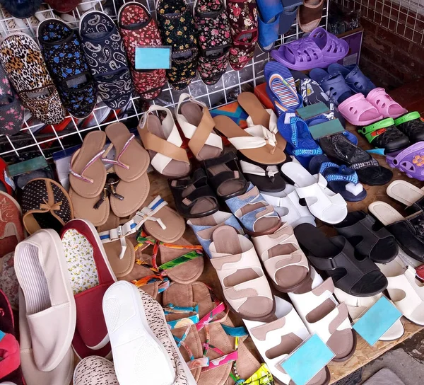 Summer Slippers Women — Stock Photo, Image