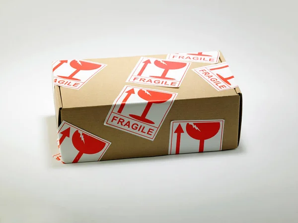 Parcel Stickers Close View — Stock Photo, Image