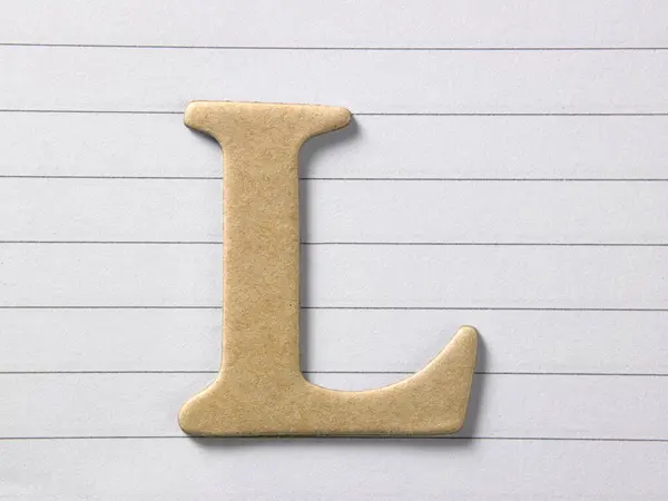 Letra Plantilla Diseño Diy Alphabet —  Fotos de Stock