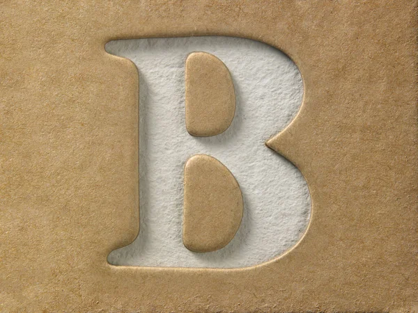 字母B Diy字母设计模板 — 图库照片