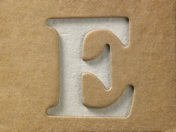 字母E Diy字母设计模板 — 图库照片