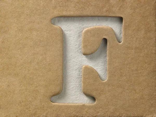 Letra Plantilla Diseño Diy Alphabet — Foto de Stock