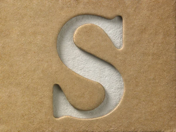 字母S Diy字母设计模板 — 图库照片