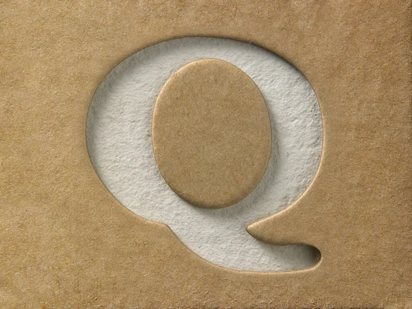 字母Q Diy字母设计模板 — 图库照片