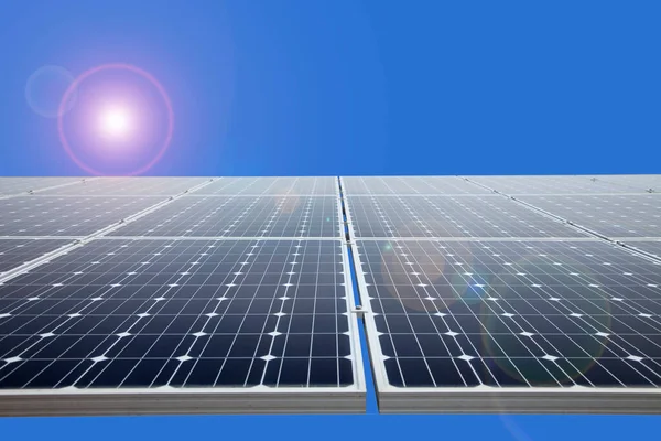 Solar Power Panels Alternative Energy — Stock Photo, Image