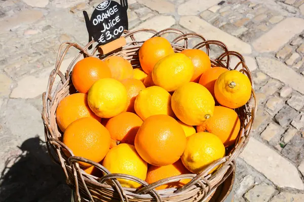 Ripe Oranges Fruit Shop — Stock Photo, Image