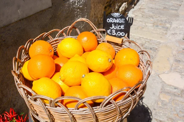Ripe Oranges Fruit Shop — Stock Photo, Image
