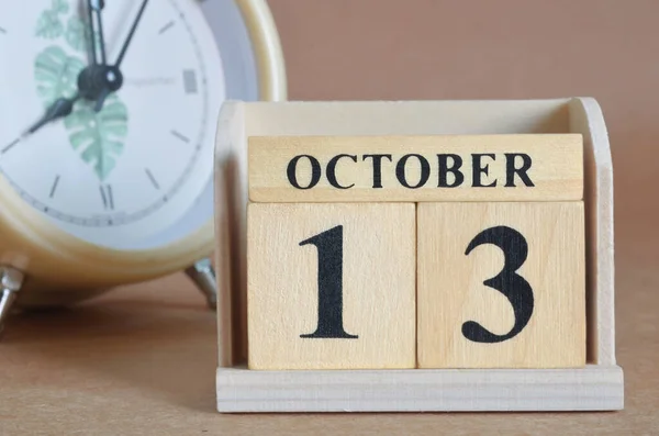 October Date Close View — Stock Photo, Image
