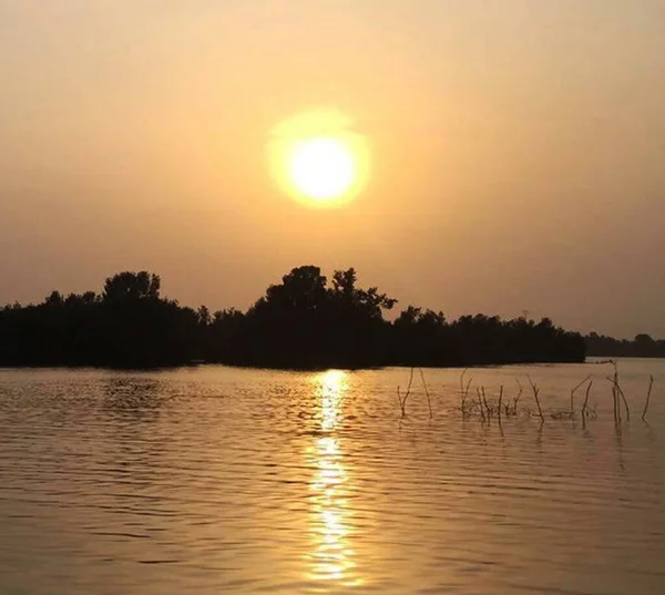 stock image Picturesque seaside at sunset, Cote d'Ivoire