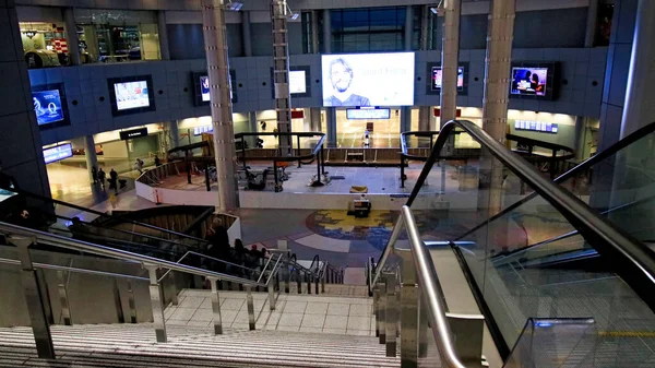 Interior Terminal Mccarran International Airport Las — 图库照片