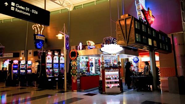 Interior Terminal Mccarran International Airport Las — Stock Photo, Image