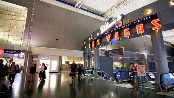Interior Terminal Mccarran International Airport Las — Foto de Stock