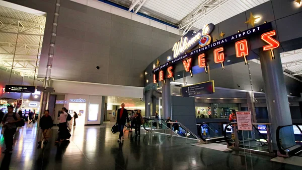 Interior Terminal Mccarran International Airport Las — Foto Stock