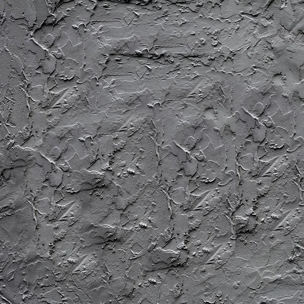 Plâtre Gris Foncé Rugueux Appliqué Sur Surface Mur — Photo