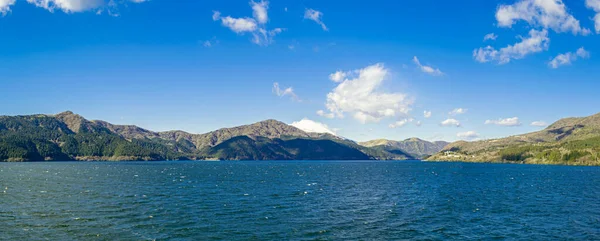 Panorama Picture Beautiful Lake Mountains — ストック写真