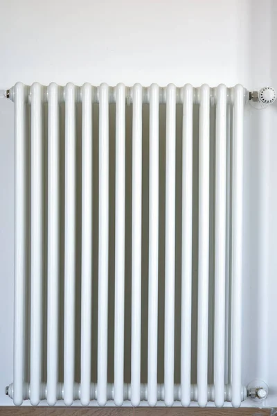 Heater House White Wall Background Interior Elements — Stock Photo, Image