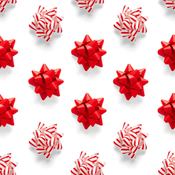 Nahtlose Regelmäßige Kreative Weihnachtsmuster Mit Neujahrsdekorationen Xmas Modernes Nahtloses Muster — Stockfoto