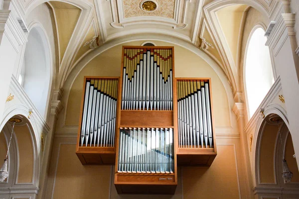 Antique Pipe Organ Musical Instrument — Stock Photo, Image