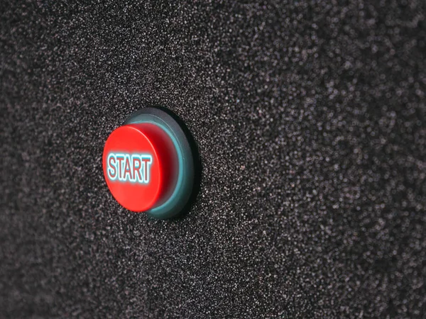 Push Start Button Background Close — Stock Photo, Image