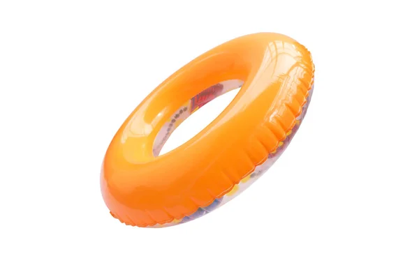 Colorful Swim Ring White Background — Stock Photo, Image