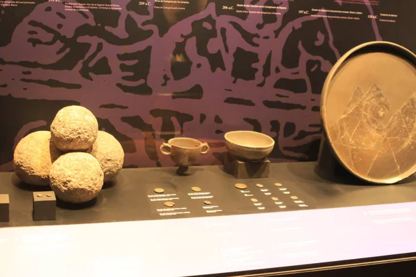 Iberian Ceramic Pottery Catapult Projectiles — Stok fotoğraf