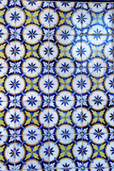 Kleurrijke Tegels Van Lissabon — Stockfoto