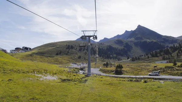 Vista Fondo Los Alpes Austríacos —  Fotos de Stock