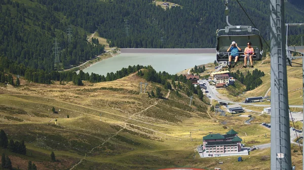 Pohled Pozadí Rakouských Alp — Stock fotografie