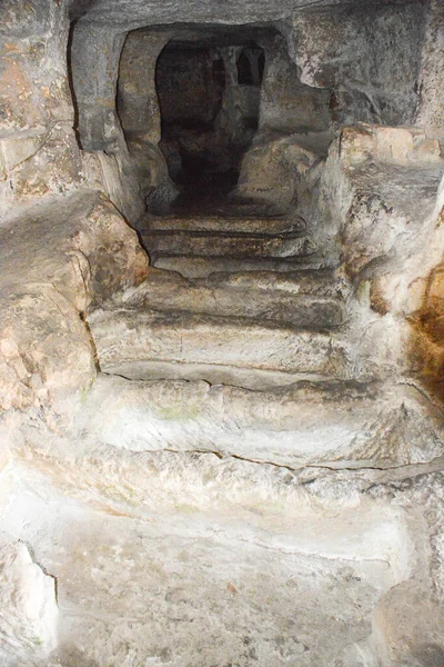 Fouilles Archéologiques Catacombes Grottes — Photo