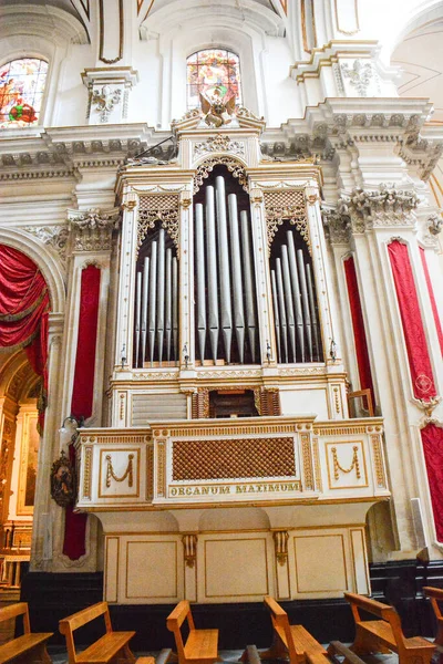 Instrumen Musik Organ Pipa Antik — Stok Foto