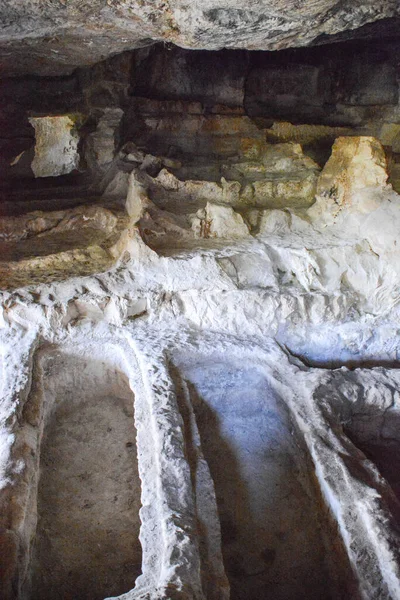 Escavações Arqueológicas Catacumbas Cavernas — Fotografia de Stock
