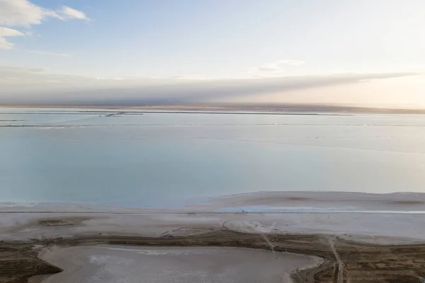 Tuz Gölü Manzarası Doğal Manzara — Stok fotoğraf