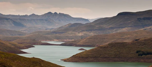 Landschap Van Bergen Lesotho — Stockfoto