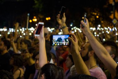 Gavrilov Gecesi veya hükümet karşıtı protestolar olarak da bilinen parlamento önündeki Gürcü protestoları. 2019 saqartvelo protestosu
