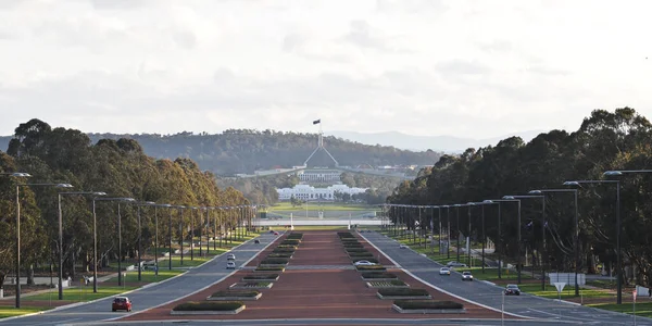 stock image Panorama view of Anzac war memorial museum in Canberra Australia