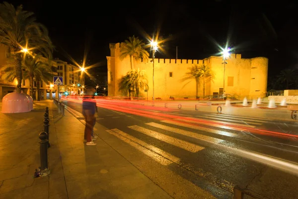 Altamira Palace Bei Nacht Elche Spanien — Stockfoto