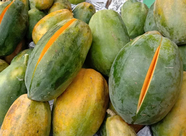 Tasty Healthy Papaya Stock — Stock fotografie