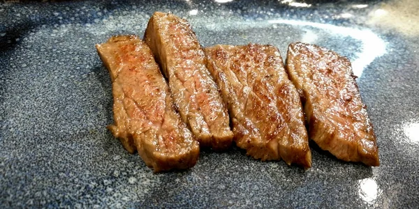 Steak Premium Θρυλικό Κορυφαίας Ποιότητας Kobe Matsusaka Ιαπωνικό Βόειο Κρέας — Φωτογραφία Αρχείου